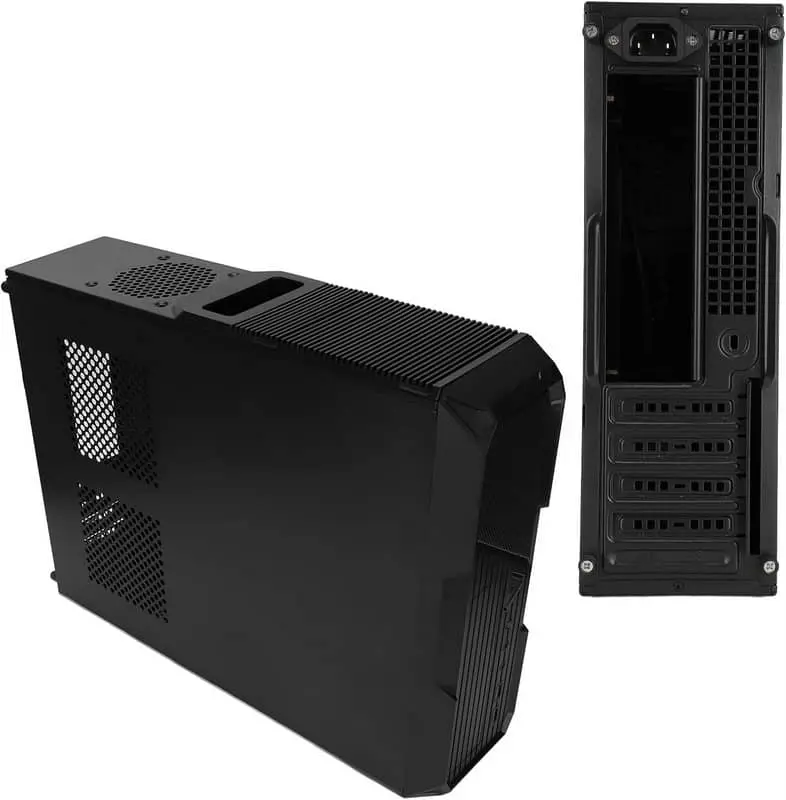 Una caja de pc mini itx