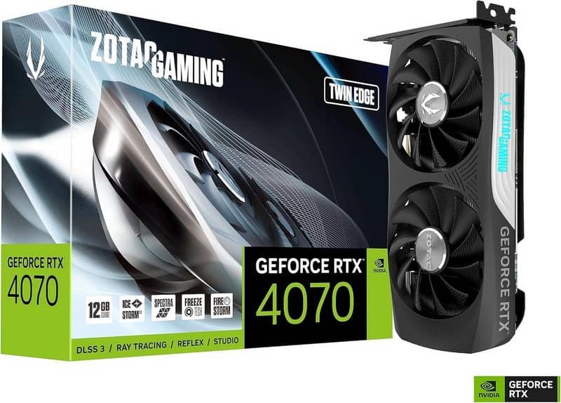 Una RTX 4070 para compararla con una RX 7800 XT