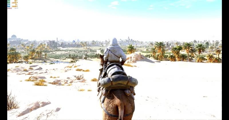 Juego Assassin Creed Mirage en una rtx de alta gama.
