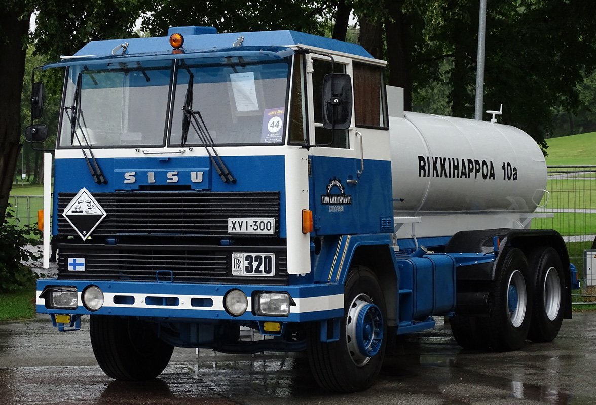 un Sisu m162 de aguas residuales