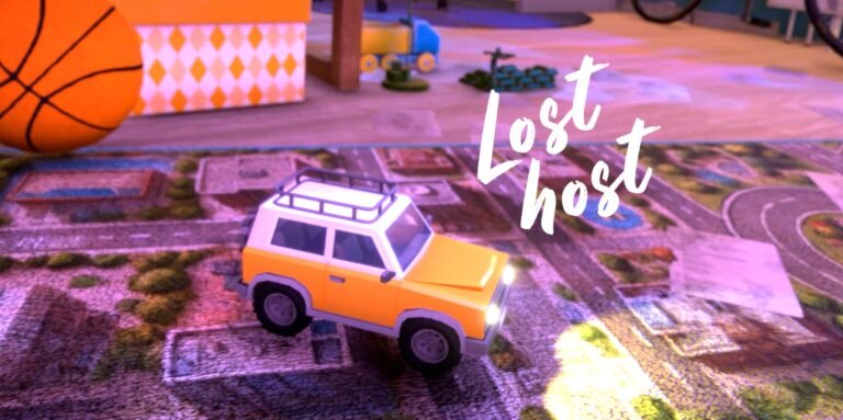 portada de lost host con coche amarillo