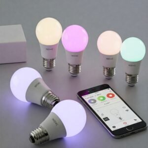una imagen con bombillas led inteligentes compatibles con alexa