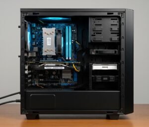Un pc gamer economico que monta un intel core i3 14100f.