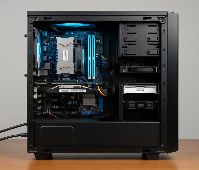 Un pc gamer economico que monta un intel core i3 14100f.
