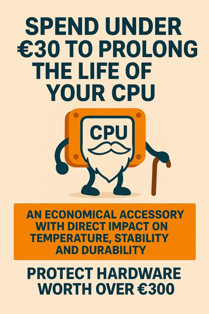 Invierte menos de 30 € y prolonga la vida de tu CPU
