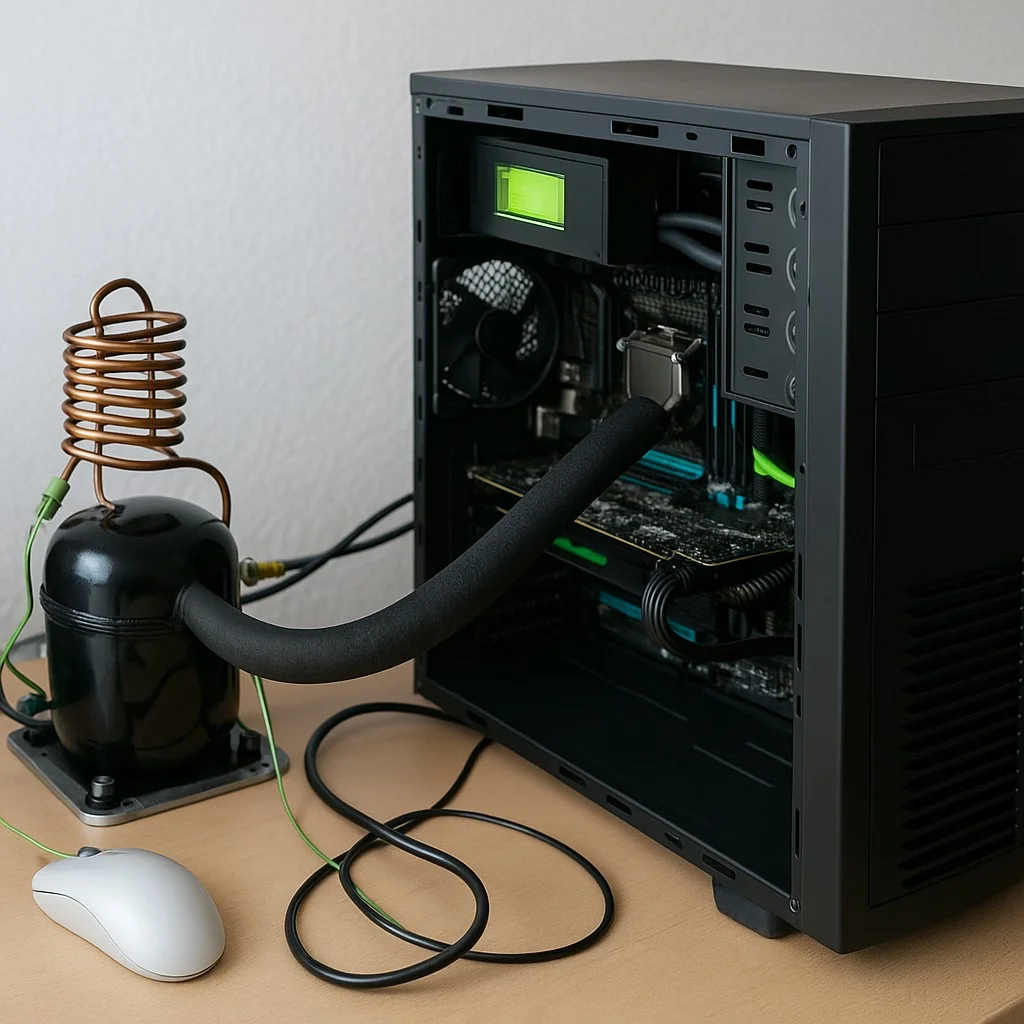 sistema de enfriamiento de un pc por watercooling.