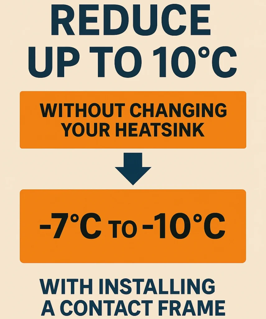 Reduce hasta 10 °C sin cambiar tu disipador