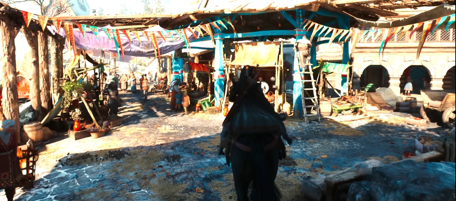 imagen de un publo en el videojuego the witcher 4