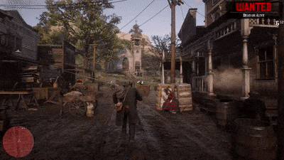 imagen del dead eye en red dead redemtion 2
