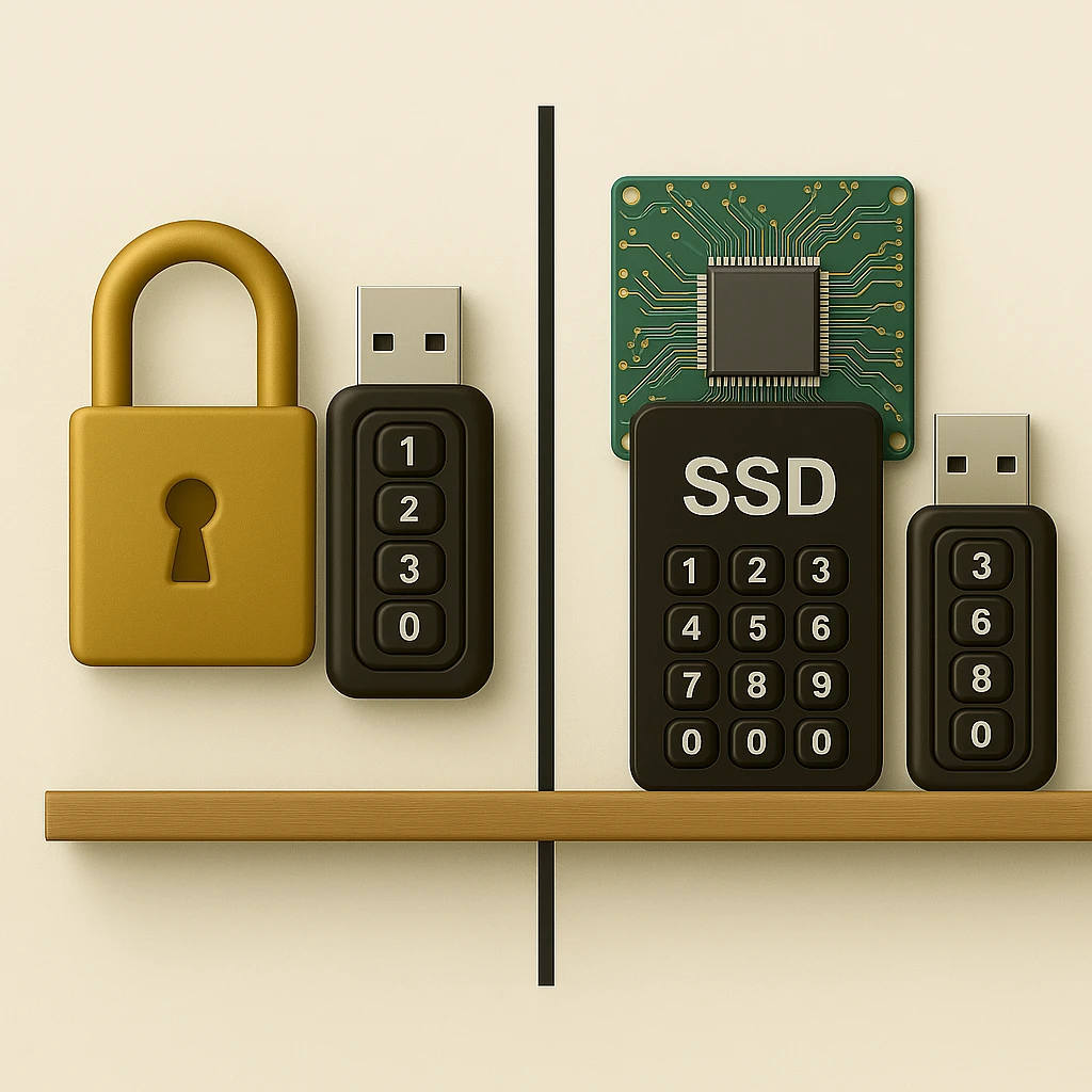 imagen de un ssd seguro