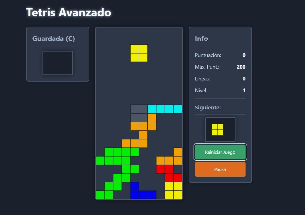imagen de un tetris hecho por nuestro equipo para que los gamer descansen