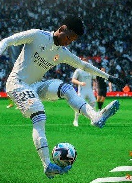 imagen de vinicius haciendo filigranas en fifa 22