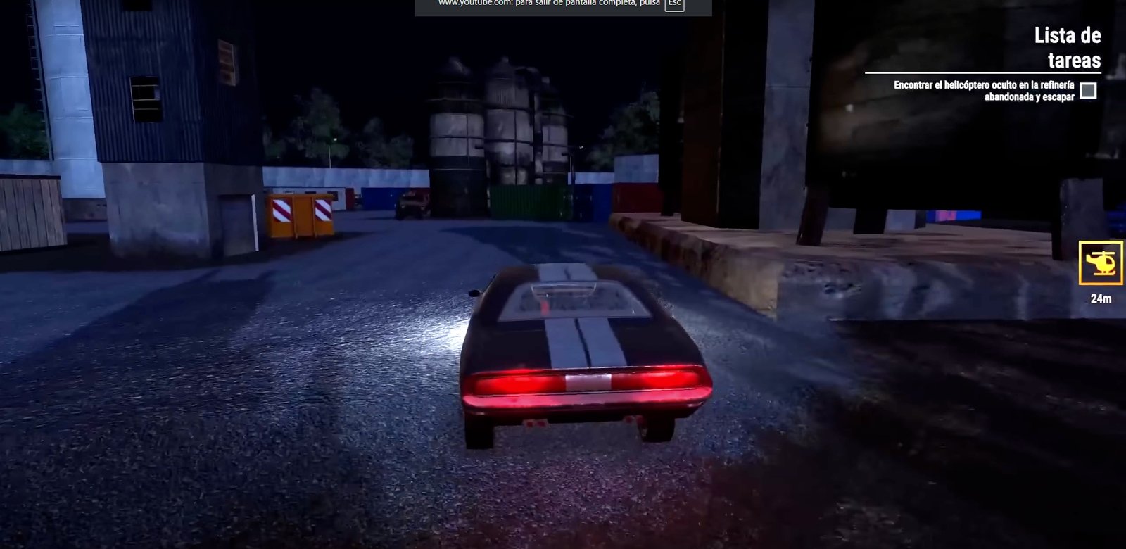 coche de huida final del videojuego prison escape simulator