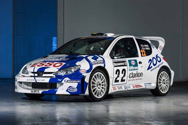 Imagen de un Peugeot 206 wrc